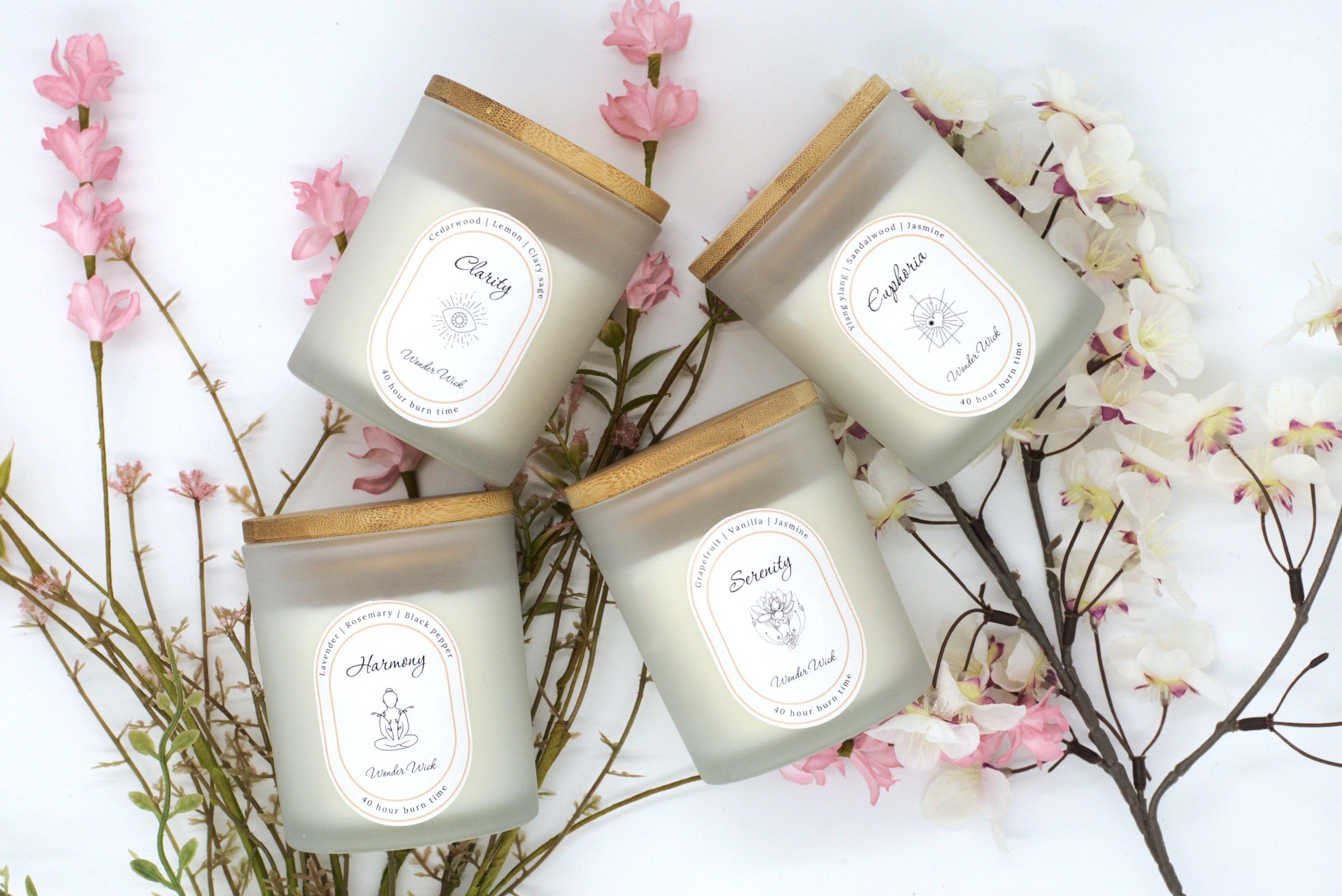 Wonder Wick Aromatherapy Scented Candles - Inner Balance Collection